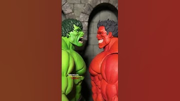 FaceOff:  Immortal Hulk Vs. Red Hulk QUICK LOOK Marvel SuperHero Action Figure Review