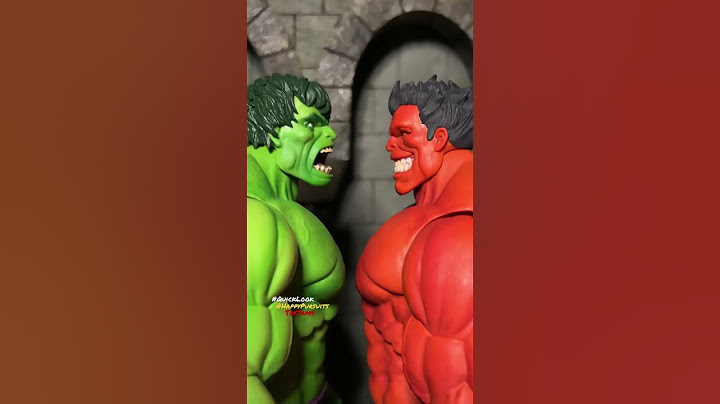 FaceOff:  Immortal Hulk Vs. Red Hulk QUICK LOOK Marvel SuperHero Action Figure Review