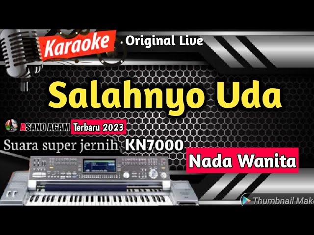 Rayola - Salahnyo Uda || Karaoke Pop Minang Populer Live HD 2023 class=