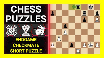 Chess Puzzles to Practice. Themes: Endgame, Checkmate, Short puzzle. Learn Chess
