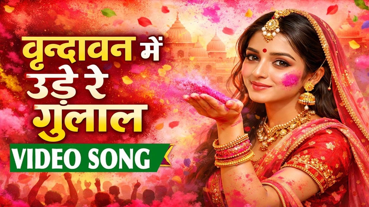 Vrindavan Mein Ude Re Gulal - वृन्दावन में उड़े रे गुलाल कह दो राधा रानी से | Holi Bhajan #holi 2026