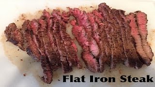 How To Cook the Perfect Flat Iron Steak  Cast Iron Cooking Recipe