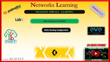 4- Configuring Palo Alto Static Routes IPv4 | Virtual Router config in Palo Alto firewall pnetlab