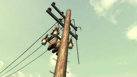 FO3 Mods - Animated Utility Poles by Ashens2014