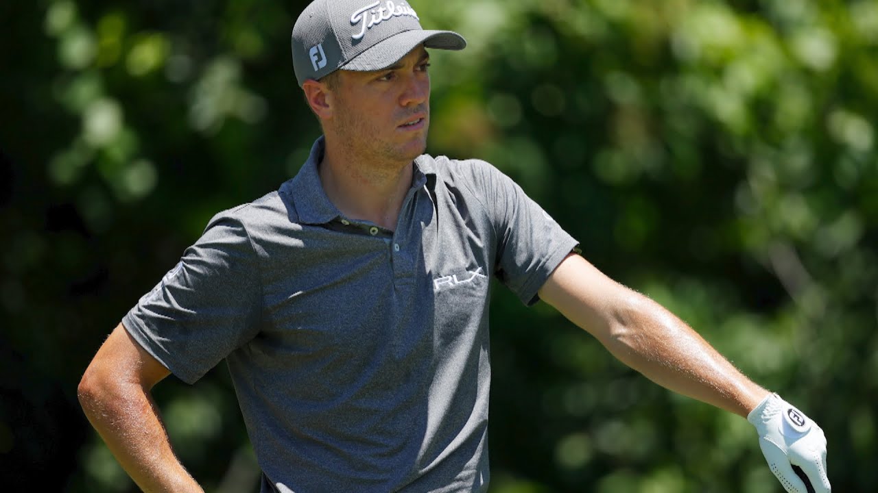 Justin Thomas Shoots 4 Under 66 Round 3 Charles Schwab Challenge Youtube