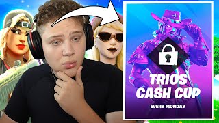 I Played The FIRST Trio Cash Cup of Season 8... (Fortnite Competitive)