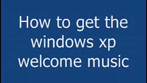 How to get the windows xp welcome music (April Fools