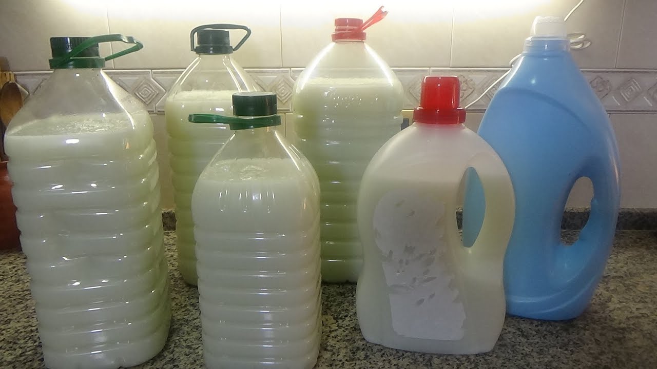 Como hacer detergente liquido casero