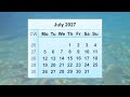 July 2027 Calendar July 2027 Calendar