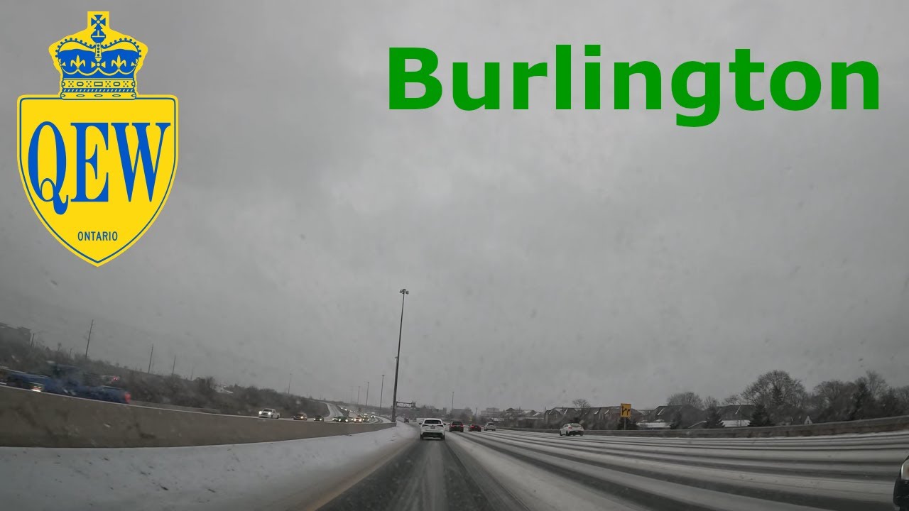 4K Winter Storm Drive: QEW Burlington (Boxing Day 2025) | Lofi Dashcam POV