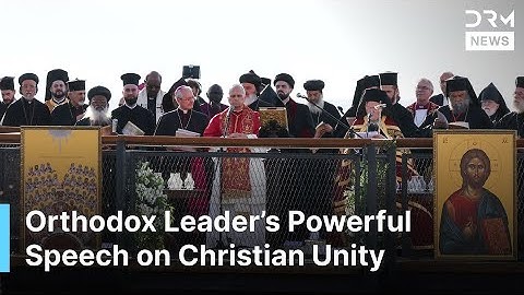 FULL SPEECH: Leaders of Catholics & Orthodox Meet After 1700 Years in Turkey Visit | AK1G