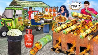 Bamboo Auto Rickshaw Chicken Biryani Dosa Pulka Paneer Tikka Street Food Hindi Kahani Hindi Stories