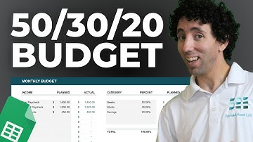 How to Make a 50/30/20 Budget in Google Sheets