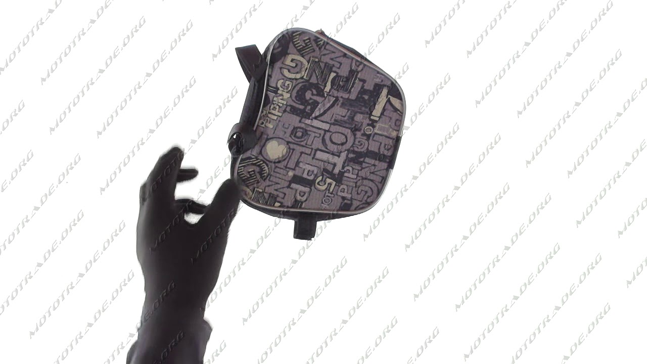 R 3243 Сумка велосипедная на раму   горизонтальная   mod 3 1, черно серая   AI, шт