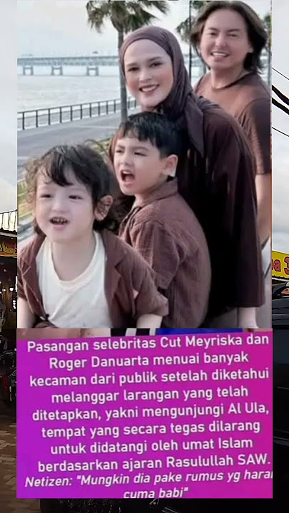 pasangan selebriti cut Meyriska dan Roger Danuarta #artis #shortvideo #viralvideo #trend
