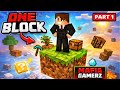 Let's play one block in Minecraft |Mafia Gamerz |#minecraft #gaming #video 
