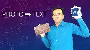 How to convert Image / Photo to Word Document or Editable Text