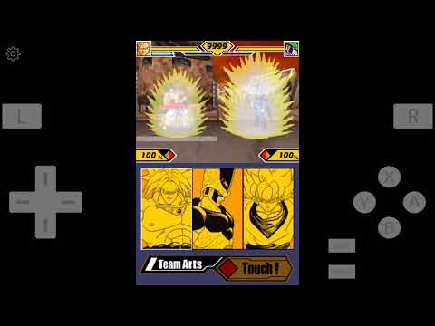 [NDS Hack]ドラゴンボールZ 舞空烈戦 強化ブロリー vs 強化セル [super sonic warriors 2]