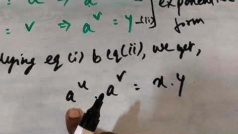 Logarithm: Product Rule Proof