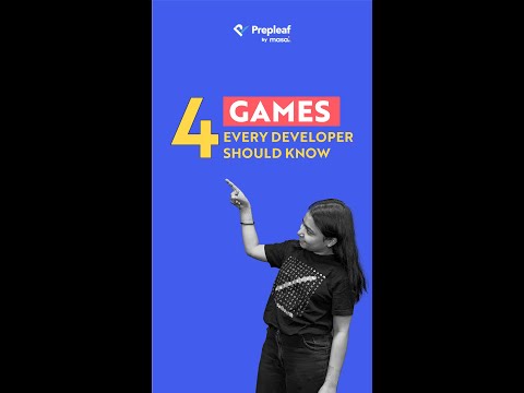 4 games every software developer should know | Prepleaf by Masai | #collegestudent