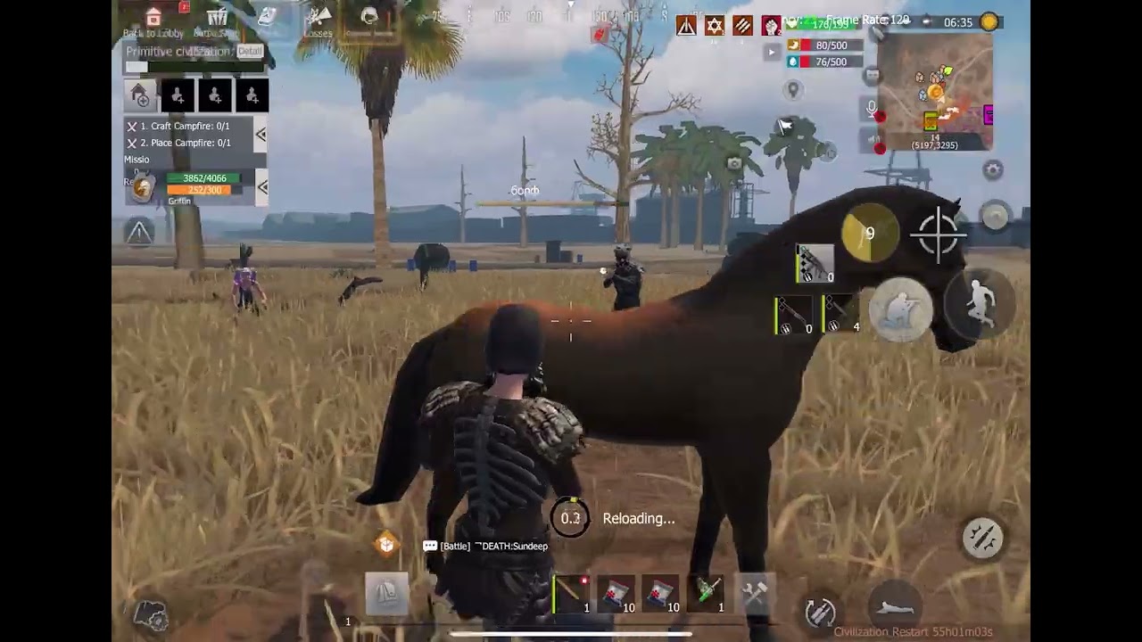 Последний остров выживания, Рамоаг и кровавые серверные клипы