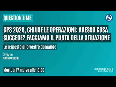 Video GPS 2026, chiuse le operazioni: adesso cosa succede? Il punto della situazione