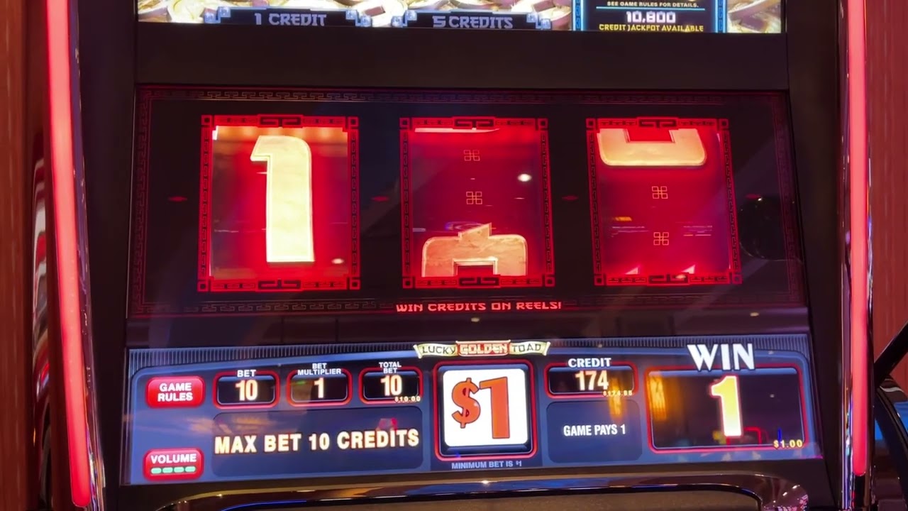 Four Winds Casino - Lucky Golden Toad 3 reel 