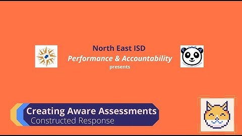 Creating Constructed Response Questions