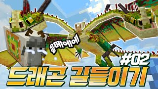 드래곤 조련사가 되기 위한 험난한 여정! - 마인크래프트 드래곤 길들이기02 - 겜브링(GGAMBRING)