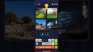 4 Pics 1 Word🔥 Level 108 ✅ @Sila games#mindgames #4pics1word #game #androidgames #shorts screenshot 5