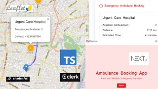 🚑 Build an Ambulance Booking App with Next.js, Shadcn, Clerk & Leaflet.js | Tutorial Part 1