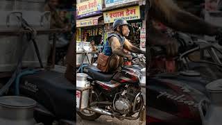 AI video Bandar dudh bechta hua#inshot video