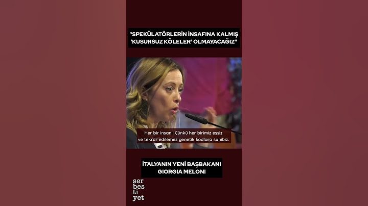 İtalya'nın yeni başbakanı Giorgia Meloni'nin 2019'daki konuşması | ALTYAZI #altyazı #ingilizce
