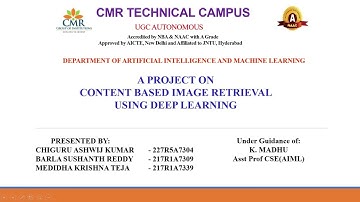 CONTENT BASED IMAGE RETRIEVAL  USING DEEP LEARNING