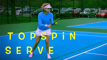 A Beautiful Pickleball Topspin Serve - Ann Carney