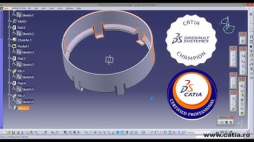 CATIA v5 How to mirror a circular pattern