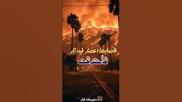 فأصابها إعصار فيه نار فاحترقت بصوت القارئ محمد اللحيدان