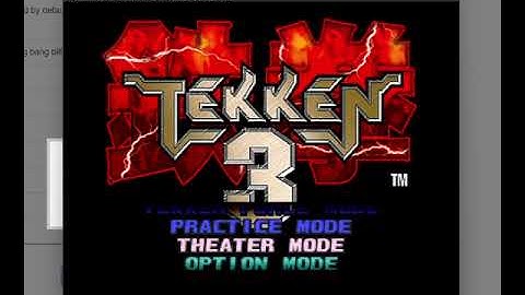 Tekken 3 (USA) ISO fully unlocked by default