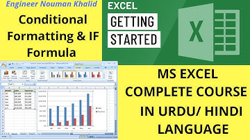 MS excel Conditional formatting & IF Formula with examples (URDU/HINDI)