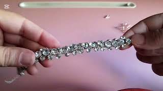 Elegant Handmade Crystal Bracelet | Sparking Jewelry DIY Tutorial"