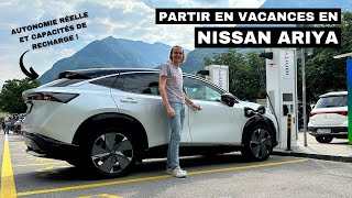 Long trajet en Nissan Ariya: voici mon expérience! (autonomie, recharges,…)