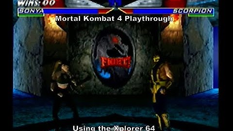 Mortal Kombat 4 Playthrough using the Xplorer 64 (Red Label) for N64 :D #Nintendo #N64 #Gaming #Sub