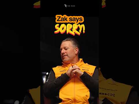 😔 McLaren's APOLOGY to F1 rival