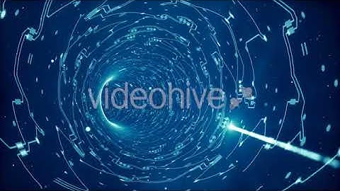Fiber Optic High Speed Data Transfer Animation