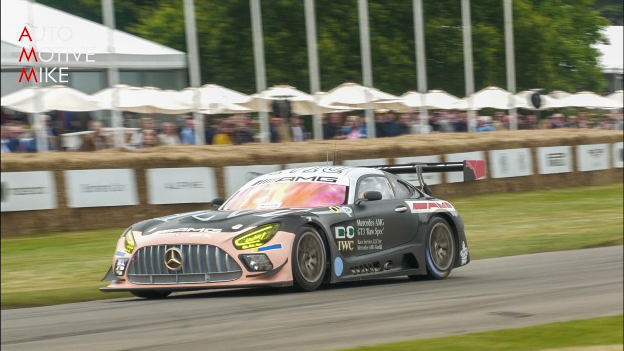 2024 Mercedes-AMG GT3 EVO "Raw Spec" unsilenced 6.2 V8 SOUNDS!