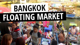 Floating Market Bangkok | Street Food in Thailand