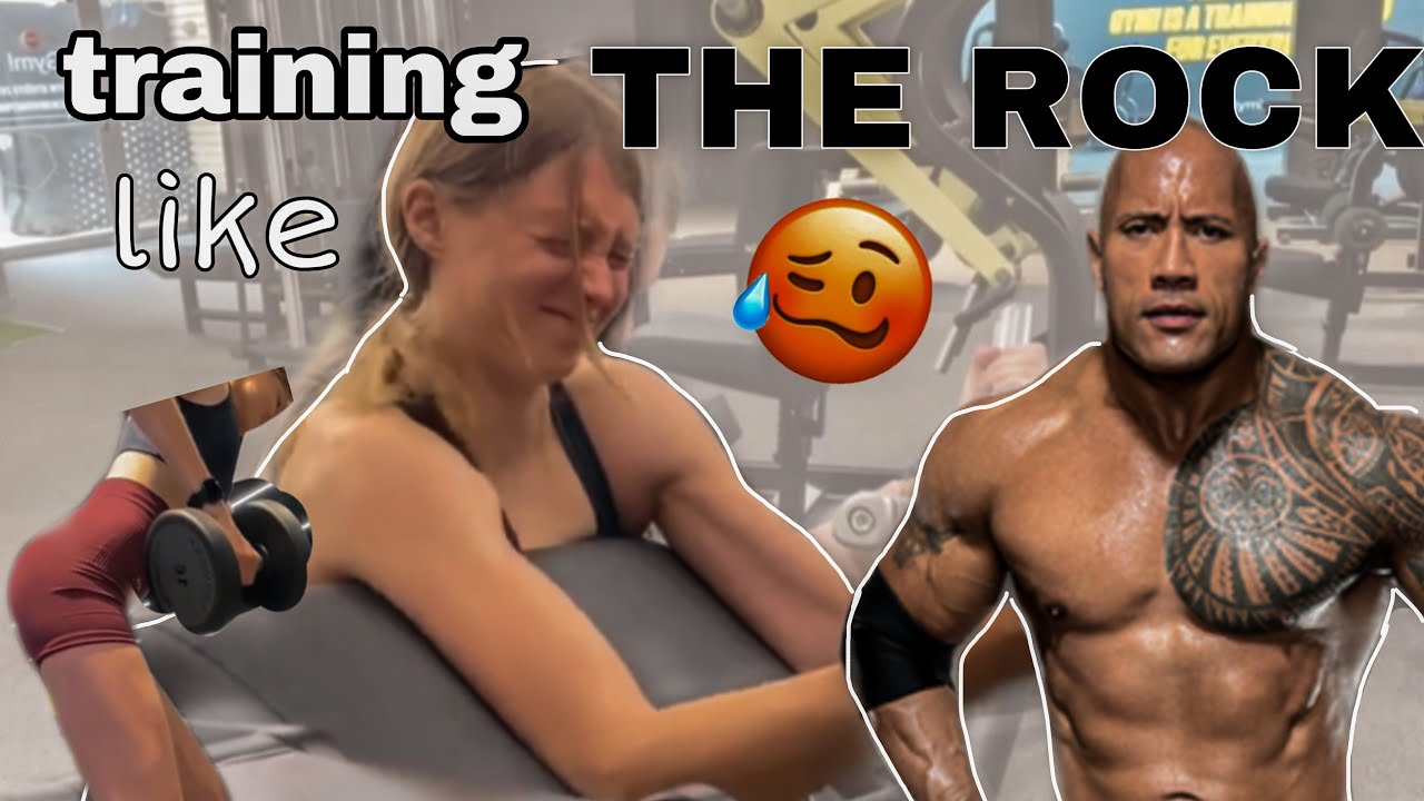 Gym Meme - Dwayne The Rock Johnson Transformation Gym Meme