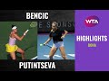 Belinda Bencic vs. Yulia Putintseva | 2020 Doha Third Round | WTA Highlights