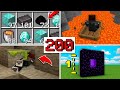 200 DICAS de SOBREVIVÊNCIA E SEGREDOS do MINECRAFT SURVIVAL!