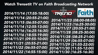 Trendsetit TV Broadcasting Schedule on Faith Broadcast Network screenshot 1
